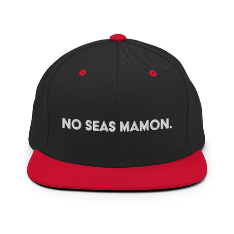 No Seas Mamon Snapback (Black/Red)